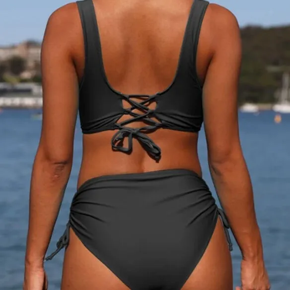 Bikini Sexy Multicolor Twist Tie Bikini Swimwear Biquini Tankini Swimsuits Women Bathing Suit Trikini Traje De Baño Niña