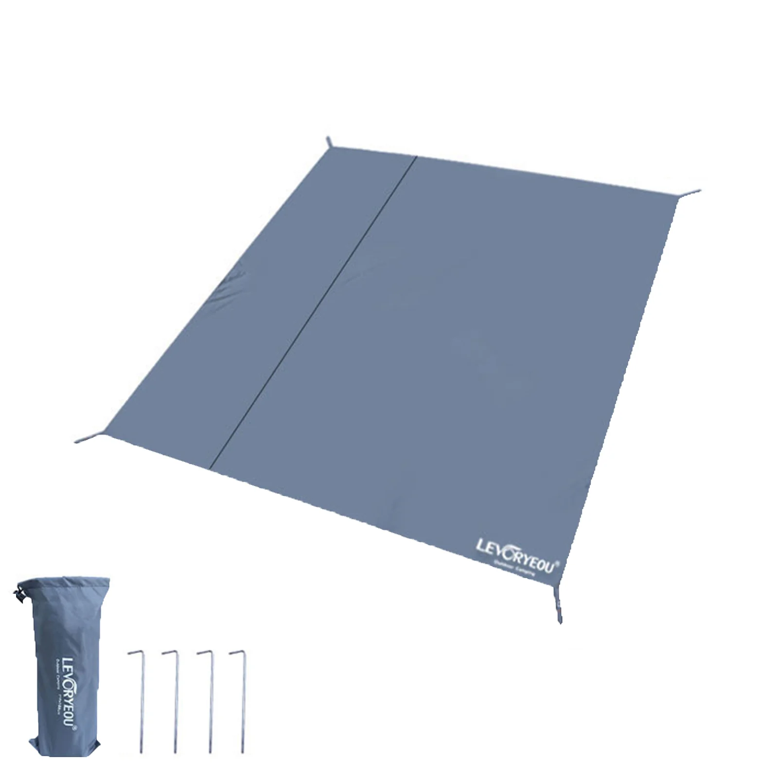 RUNGEASINI Tent Footprints Outdoor Tent Floor Mat Ground Sheet with Tent Pegs Camping Waterproof Multipurpose Moistureproof Tarp