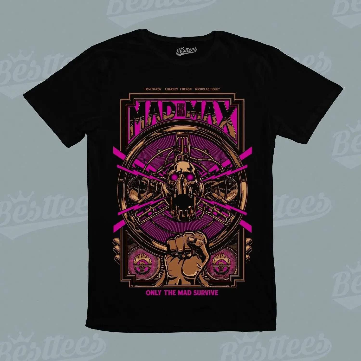 

Unisex Mad Max Fury Road War Boys Sons Only the Mad Survived Tee T-Shirt