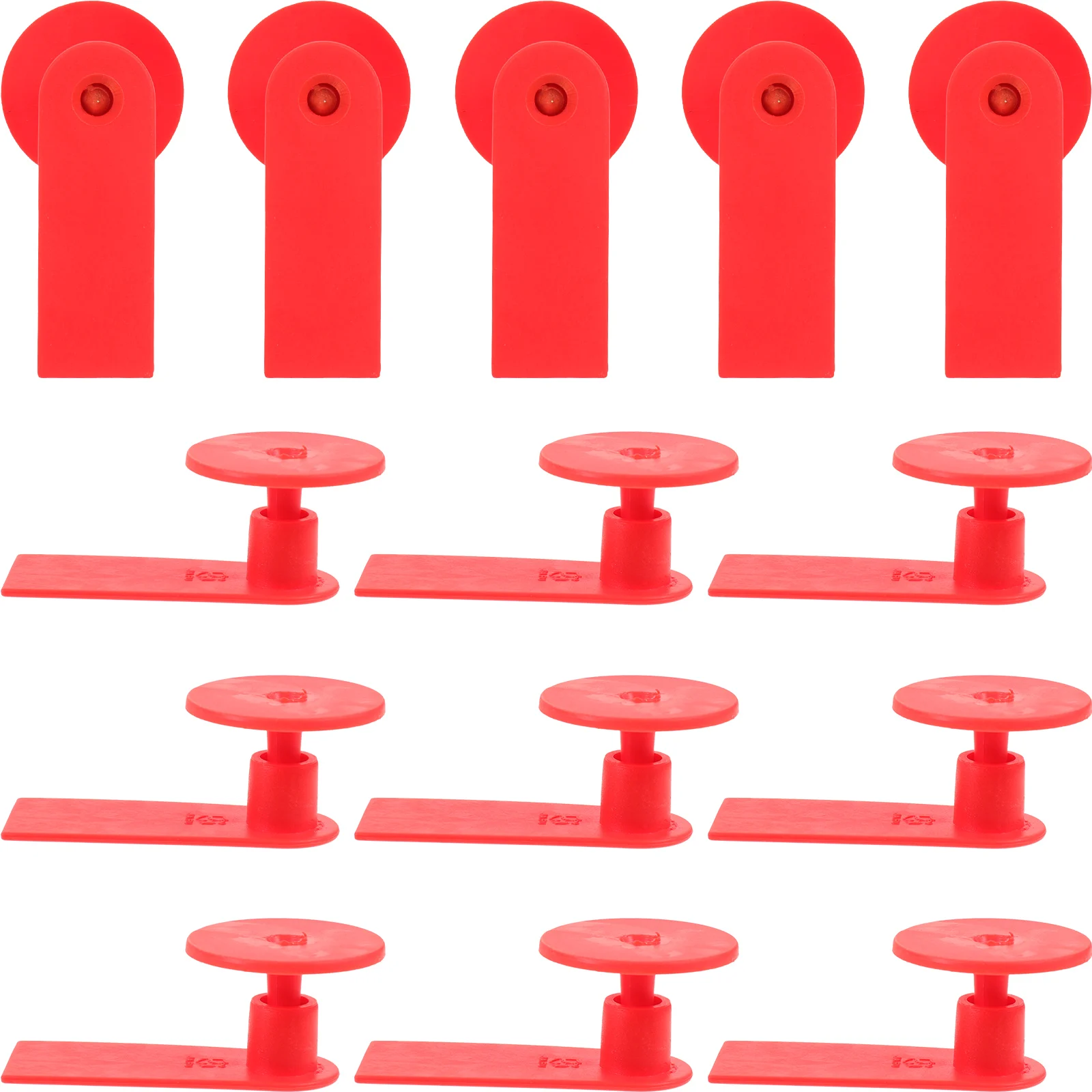 

100pcs Sheep Ear Tag Cattle Identification Durable Plastic Cow Ear Tags Livestock Animal ID Tags For Goats Beef Dairy