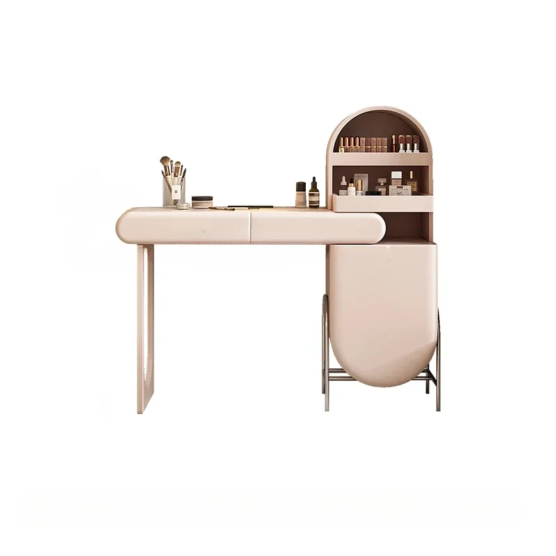 

Cream Style Dressing Table Storage Cabinet Integrated Bedroom Light Luxury Advanced Modern Simple New Designer Makeup Table