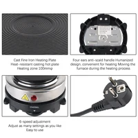 Appareil de cuisine 500W 220V, four chauffant pour lait, eau, café, Mini poêle électrique, prise ue, plaque de cuisson chaude multifonctionnelle 6