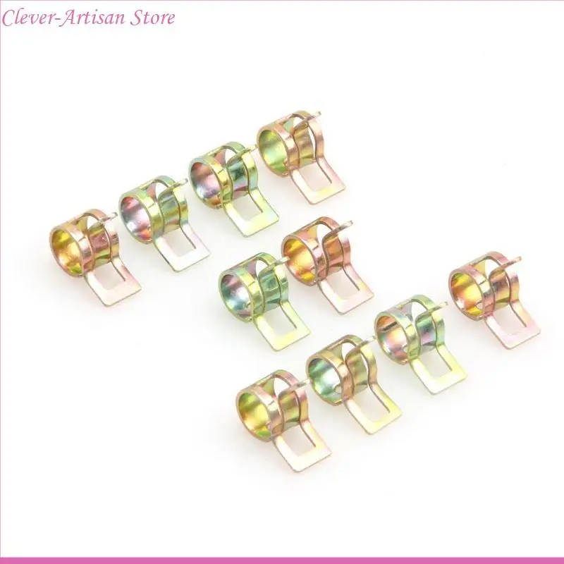 E06b 10x 10mm 0,39 Pouces Attacte à Ressort eau tuyau d'Rosage Tube Зажимная крепежная установка