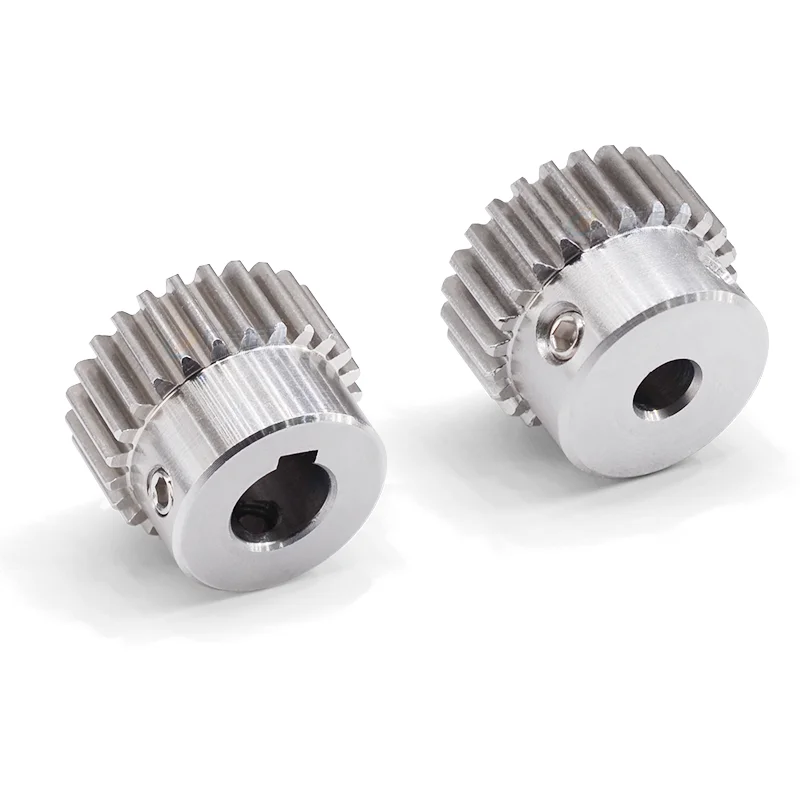 1Pcs 1M 42T Pinion Spur Gear Stainless Steel Bore 8mm 10mm  12mm  Transmission  Pinion Keyway Hole Accessories for Motor Part