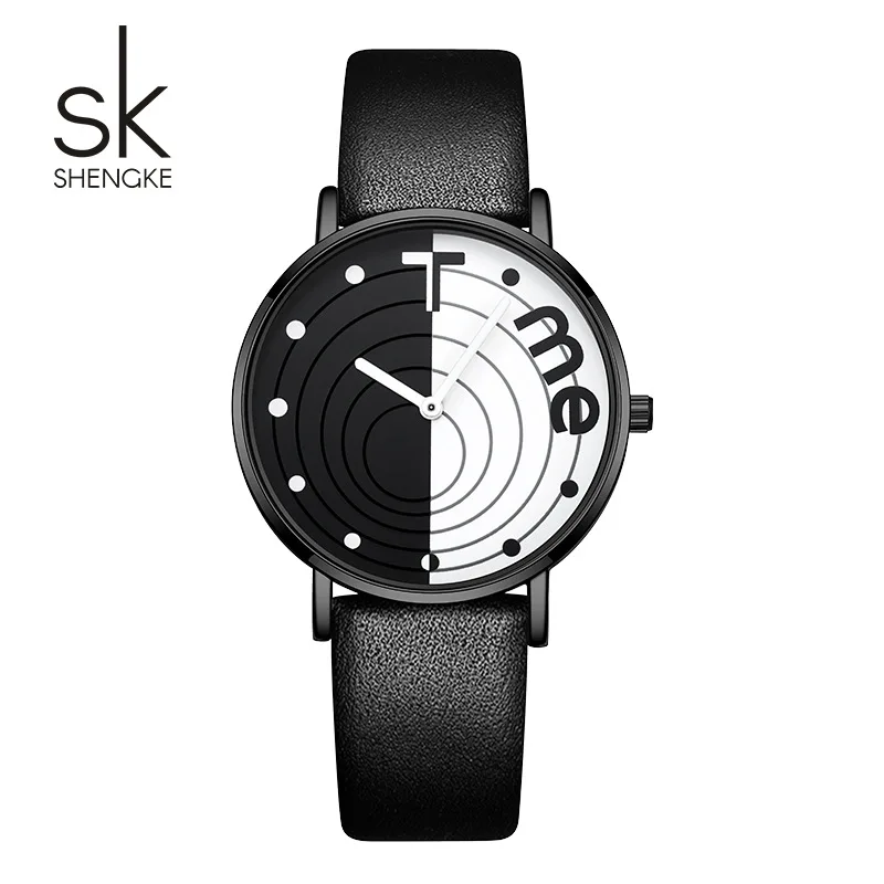นาฬิกาสายหนังที่ทันสมัยและสร้างสรรค์ใหม่สำหรับผู้ชายและผู้หญิง นาฬิกาควอทซ์ที่ทันสมัย เหมาะสำหรับทั้งสองเพศ