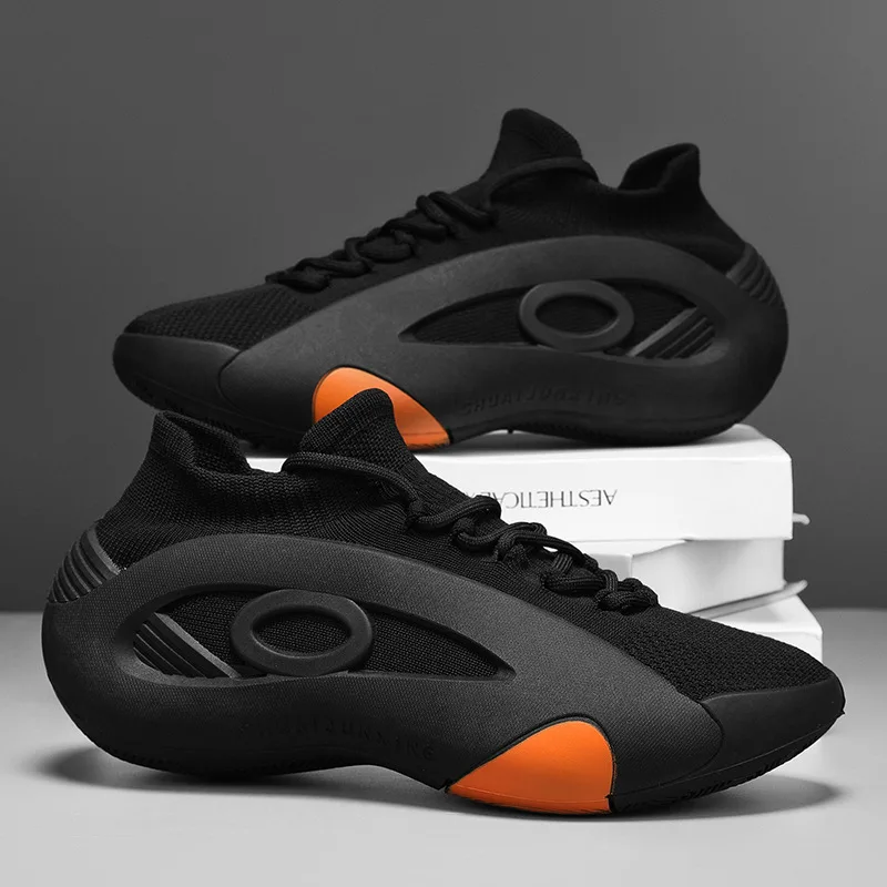 

2025 New Men's Basketball Shoes Wear-resistant and Non-slip Casual Sports Shoes Lightweight Comfortable Breathable Mesh Shoes