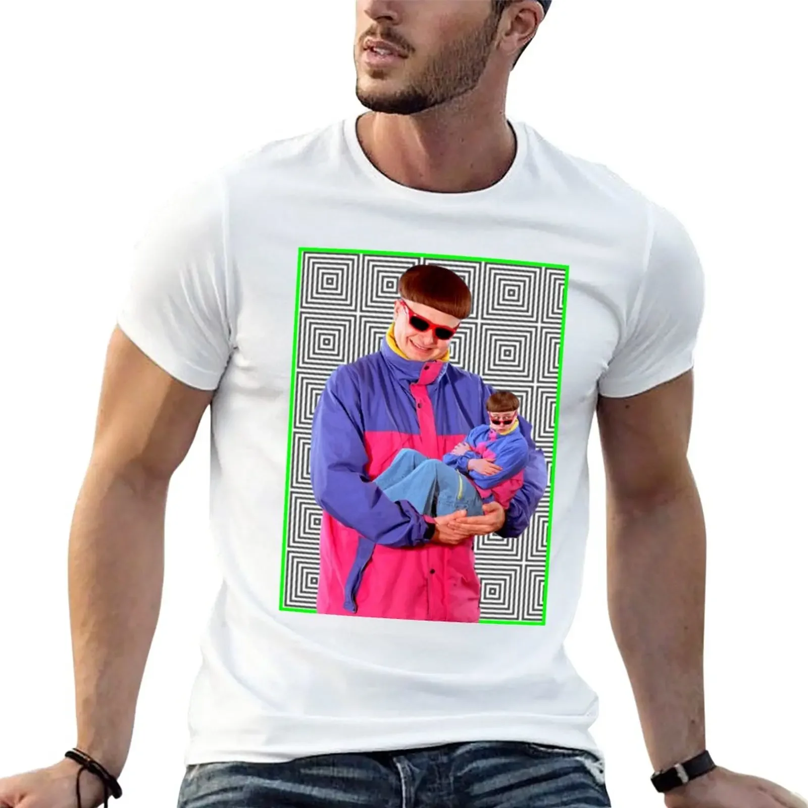 New Oliver Tree baby with Oliver Tree father Premium T-Shirt custom t shirts plus size tops men graph t shirts Casual Hot Sale