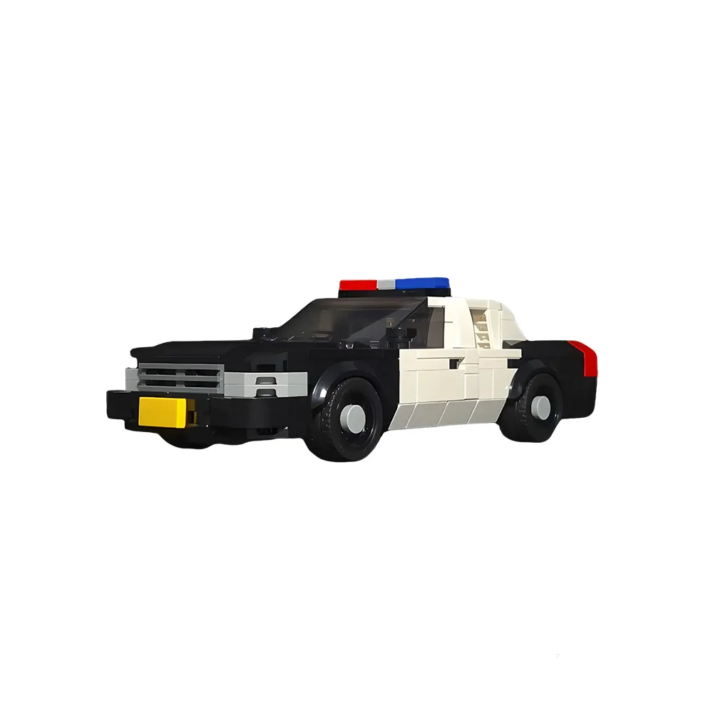 

MOC Forded Crowned Victoria Police Interceptor Bricks US Police Interceptor Building Blocks Model Assembly Toys Kids DIY Gifts