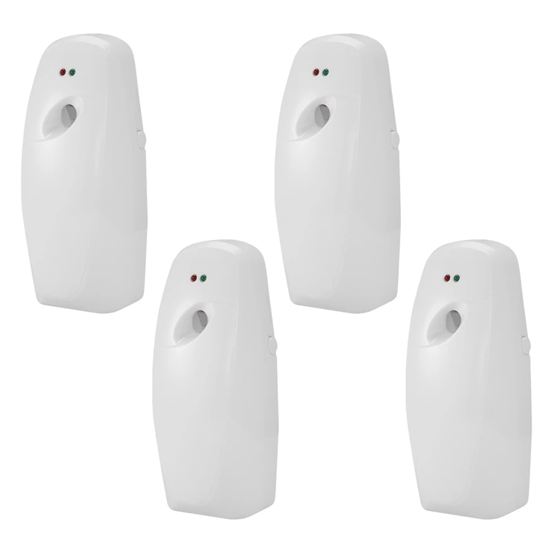 4 Pcs Automatic Air Freshener Sprays Dispenser Wall Mounted Automatic Sprays Air Freshener Sprays For Bathroom