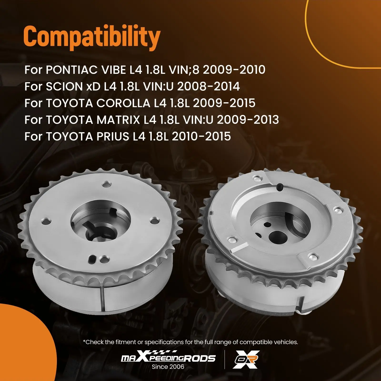 

Variable Timing Gear for Audi A4 Quattro TT 2.0L VW EOS 06F109088G 2005-2009