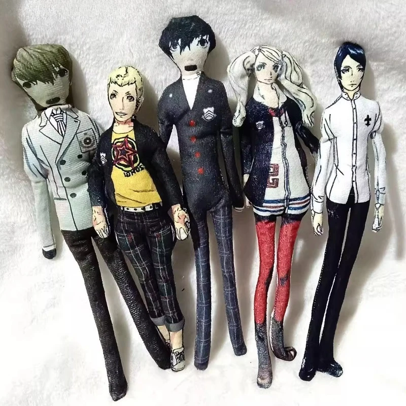 

30cm/11.8in Persona Plush Anime Active Peripherals With Skeleton Strange Thief Group Stitch Items Novelty Toys Decorative Gifts