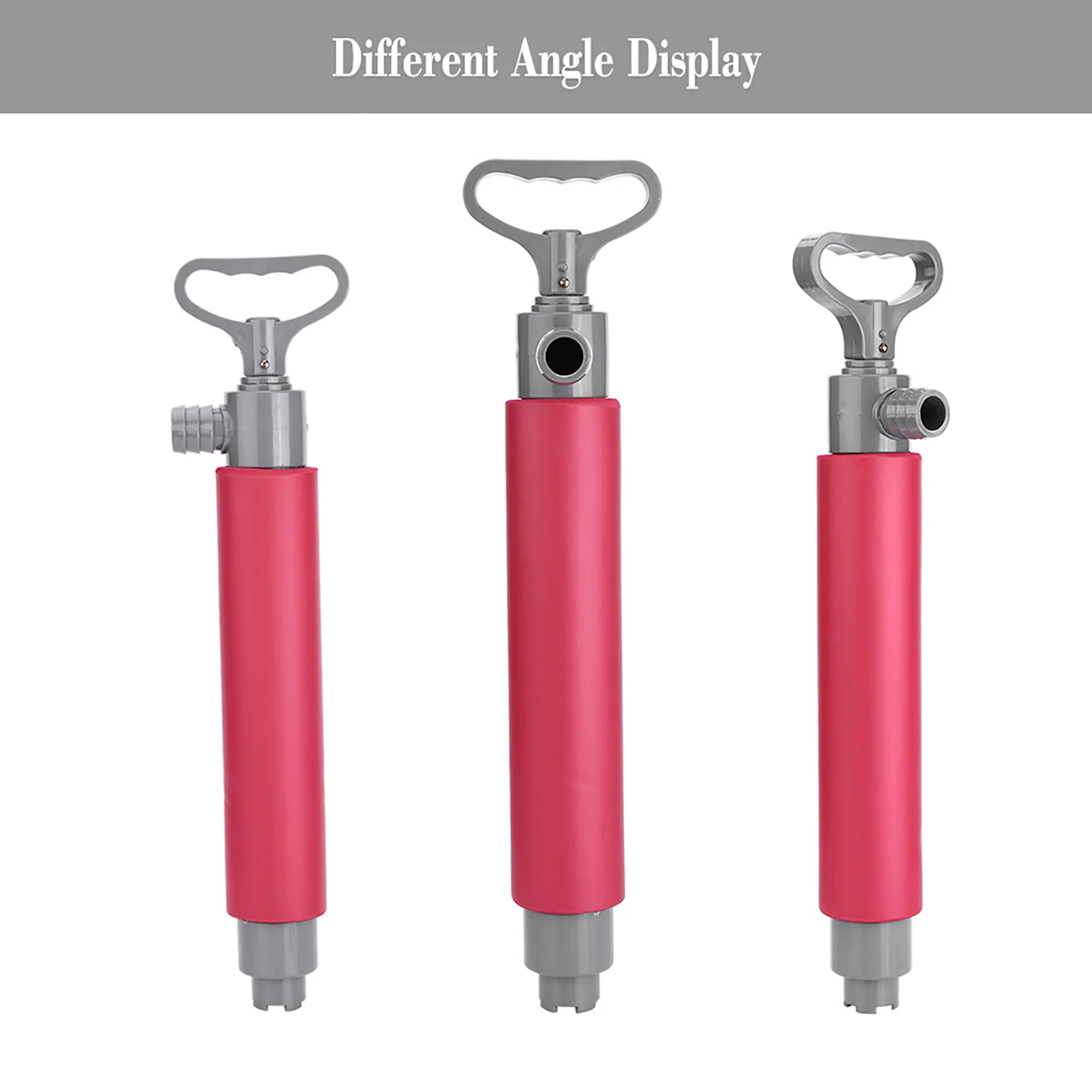 مضخة يدوية عائمة 400 مللي مضخة كاياك حمراء 46 سنتيمتر مضخة يد كاياك مضخة نزح يدوية عائمة لقوارب الكاياك