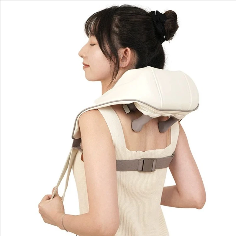 

Shoulder And Neck Massager Korea 26W Bldc Massager Shoulder And Neck Multifunctional Kneading Hot Compress Massage Shawl