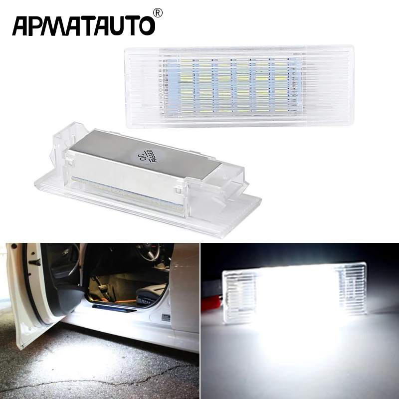 2Pcs For BMW F20 F21 F30 F31 F34 F32 F10 F11 F07 F01 X5 X1 X4 I3 LED Door Courtesy Footwell Light Luggage Trunk Glove Box Lamp