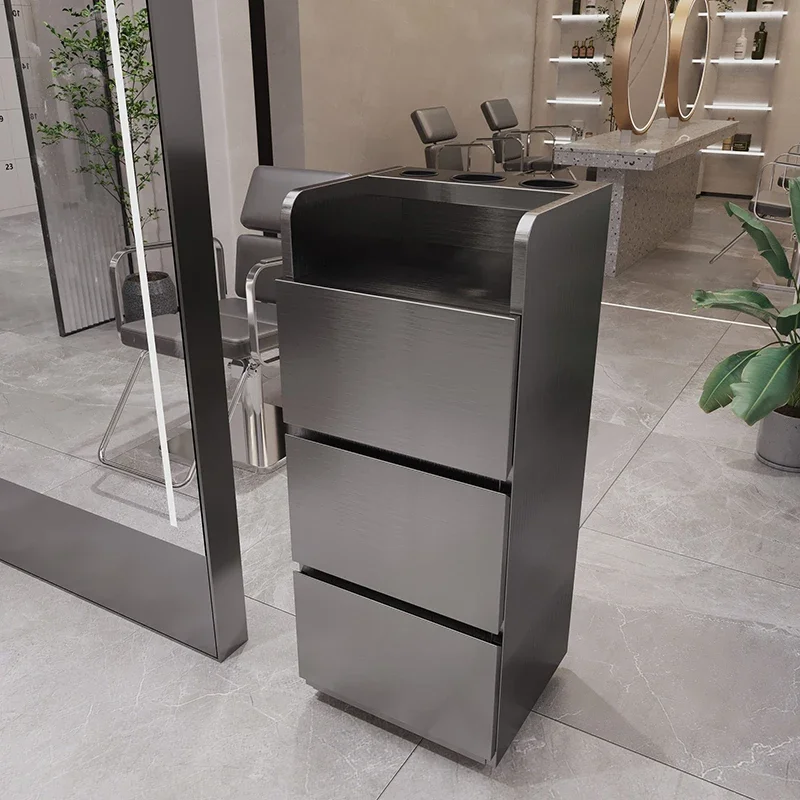 Unique Big Trolly Cart Beauty Modern Luxury Storage Trolley Glamour Decor Carrito Organizador Con Ruedas Salon Furniture 5