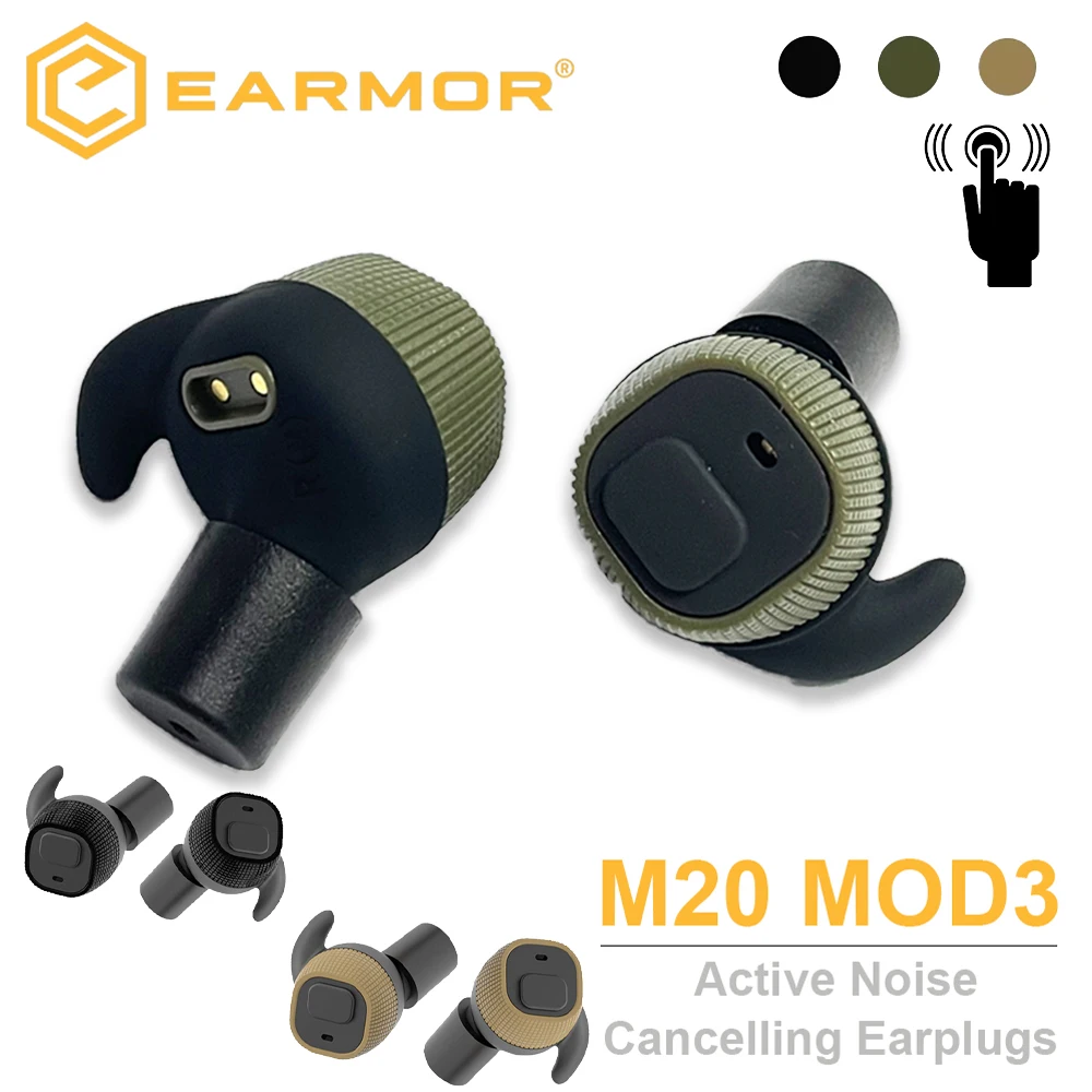 

New EARMOR M20 Tactical Electronic Noise Cancelling Earplugs Headset Hunting Active Anti Noise Headset for Shooting