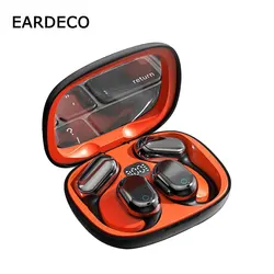 EARDECO TWS Auriculares inalámbricos Auriculares Bluetooth Auriculares estéreo de graves Auriculares inalámbricos con micrófono dual