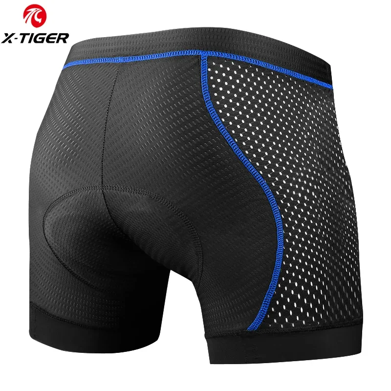 X-TIGER Herren-Radunterwäsche mit 5D-Gel-gepolsterten MTB-Boxer-Radhose, Rennrad-Unterwäsche, Fahrradausrüstung