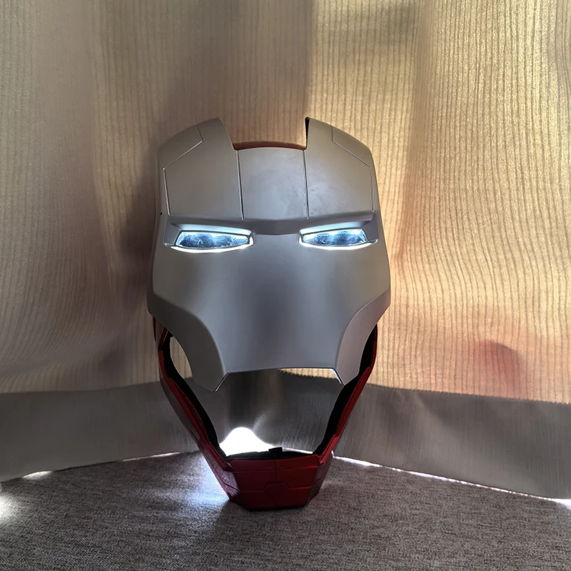 In Stock Marvel Avengers Iron Man Helmet Adult Child Model Cosplay 1:1 Light Led Ironman Mask Action Figure Toys Children Gift