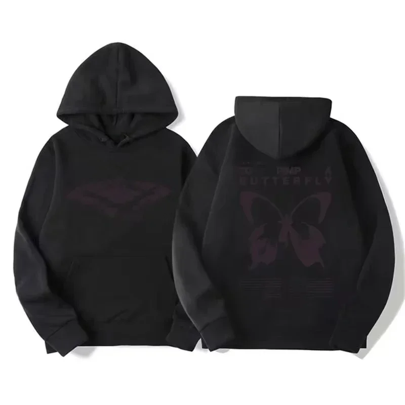 Kendrick Lamar Album Hoodies To Pimp A Butterfly Tracklist Graphic Hoodie Women Harajuku Aesthetic Long Sleeve Sweatshirts