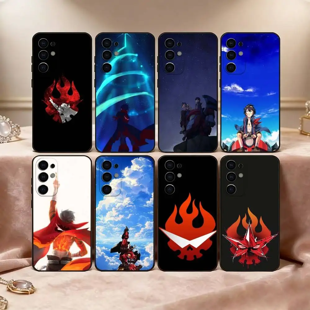 G-Gurren L-Lagann Phone Case Black Silicone Soft For Samsung S25,S24,S21,S22,S23,S30,Ultra,S20,Plus,Fe,Lite