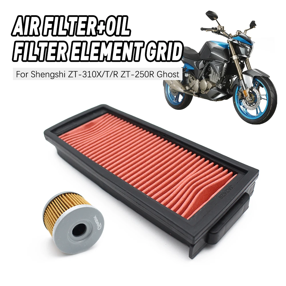 

Motorcycle Air Filter Oil Filter Element Compatible For ZONTES ZT310R ZT310X ZT310T ZT250R ZT-310X/T/R
