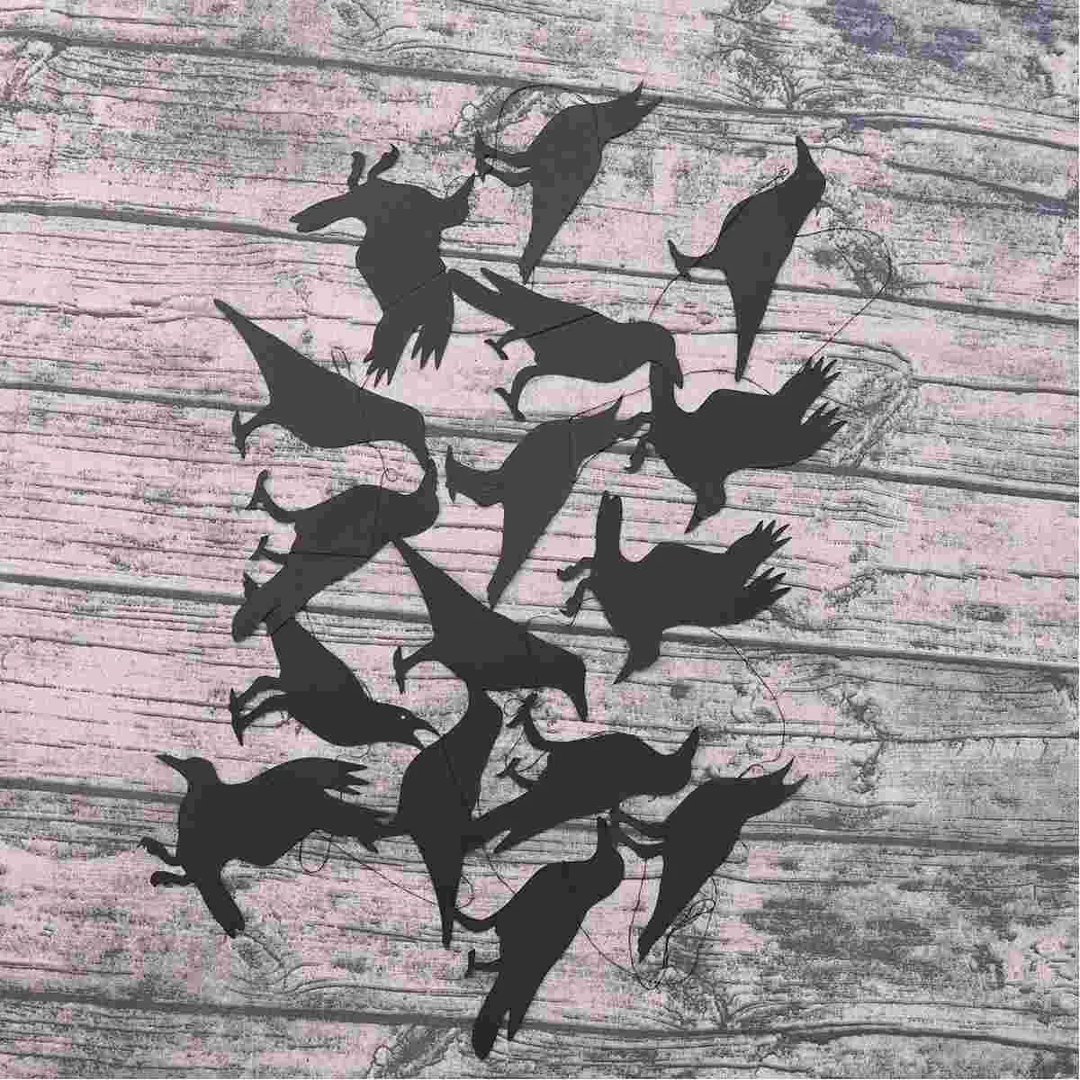 

Decoration Halloween Paper Banner Creative Garland Unique Decorations Child Crows