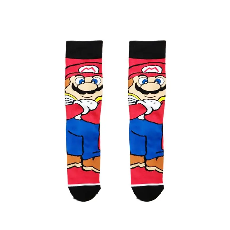 Японская игра Super Mario Bros Yoshi Красивые носки средней длины в подарок