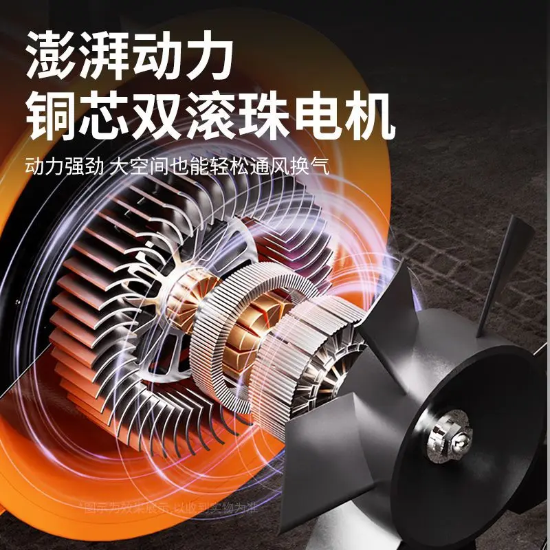Ventilador elétrico de piso industrial