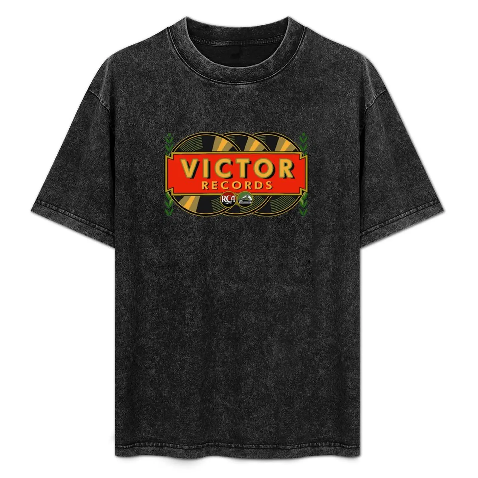 Vintage Phonograph, Gramophone - Victor Records T-Shirt graphic t shirts Anime t-shirt t shirts for men pack