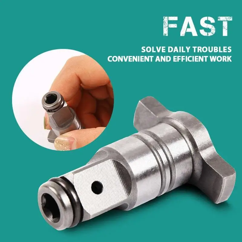 4 Square Sleeve Shaft Dual-use Square T-shaft Electric Brushless Impact Wrench Shaft Cordless Wrench Part Power Tool Accessories