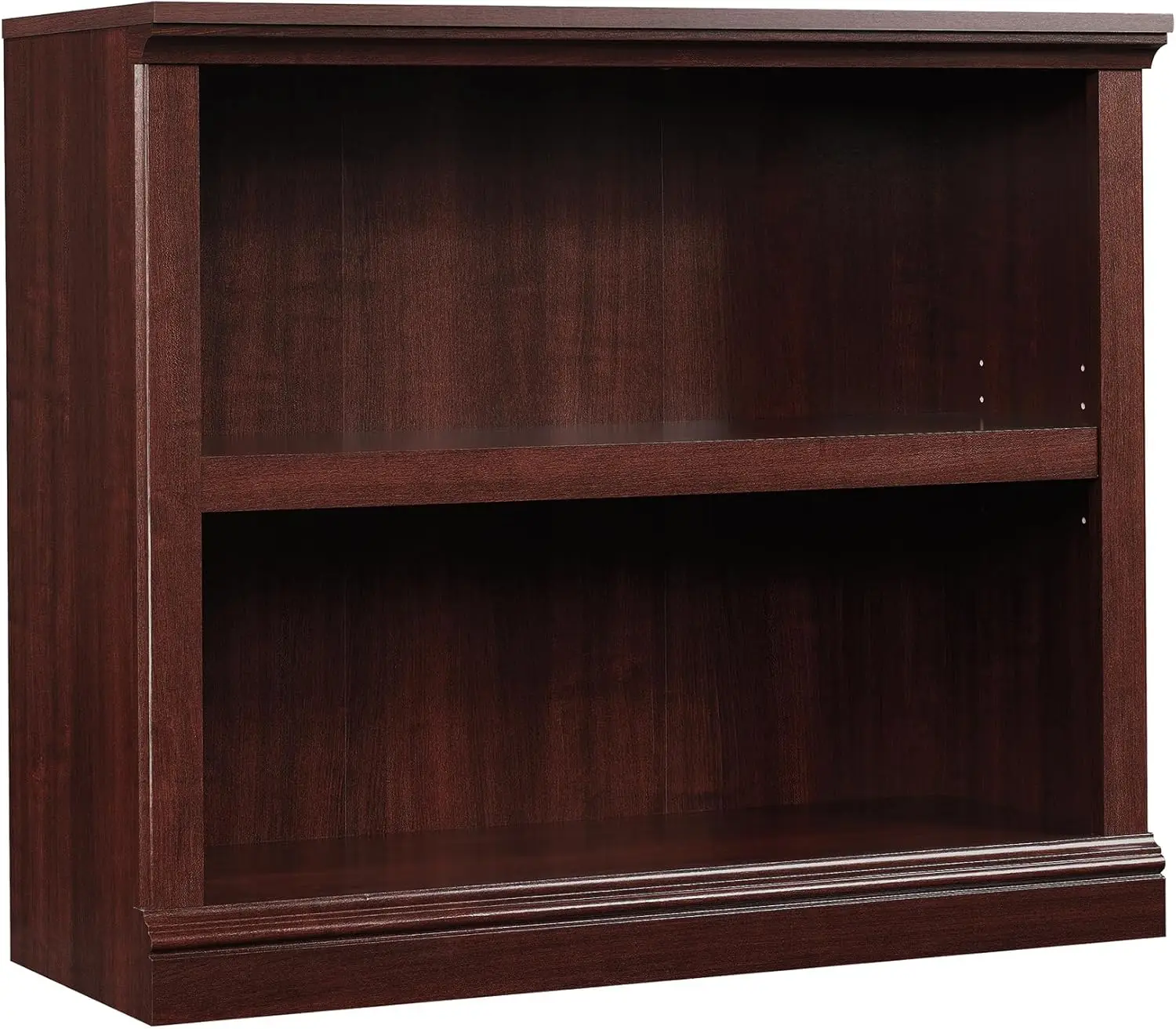 

Adjustable 2-Shelf Bookcase in Cherry Finish for Home Office Storage