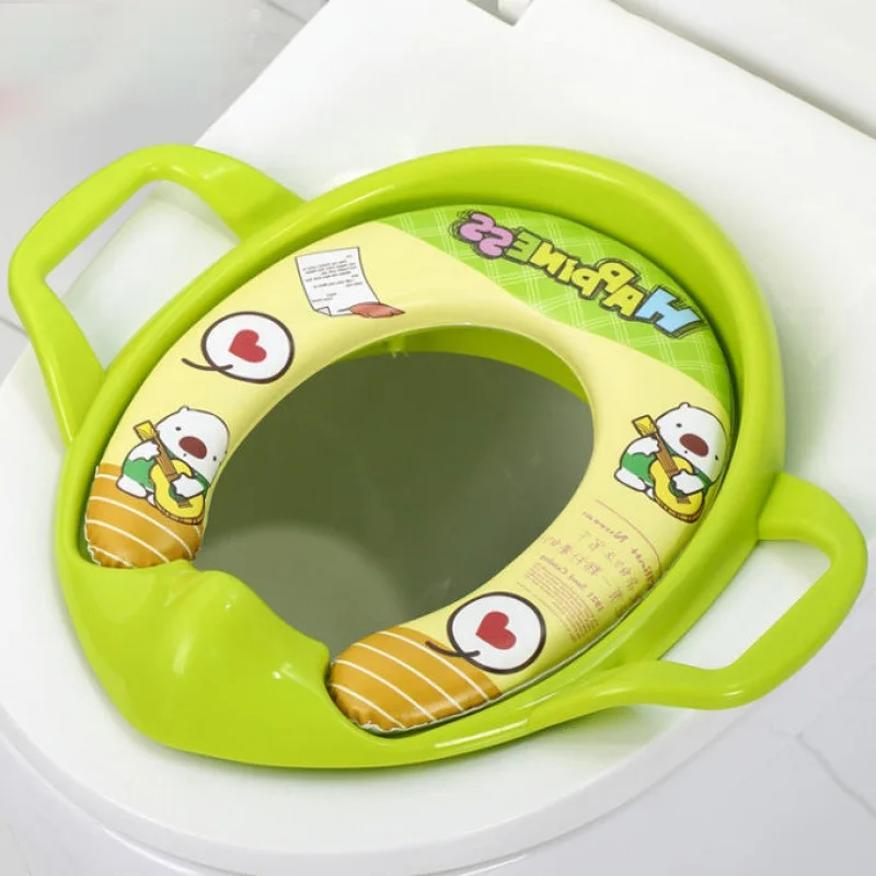 

Детский чехол на сиденье для унитаза — портативное кольцо для приучения к горшку для мальчиков и девочек, нескользящее вспомогательное сиденье для малышей, подушка для домашнего унитаза для путешествий