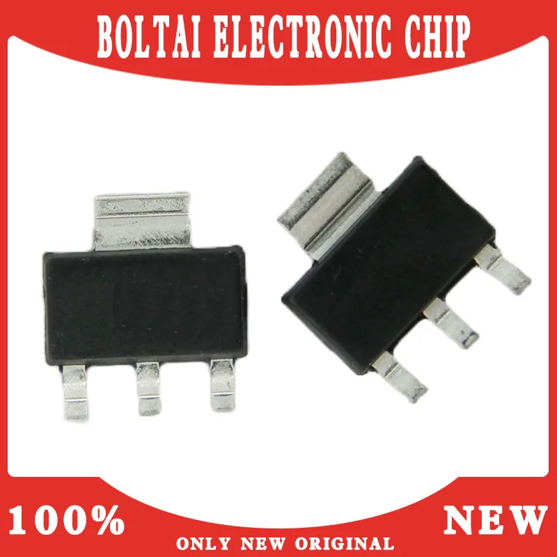 SC1117 series SOT-223 800mA three-terminal regulator IC replaces LP1116/ME6207