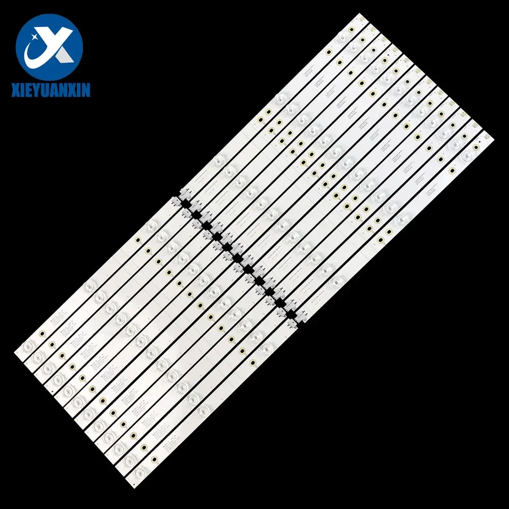 12 Pcs/set 3V Square Lens TV Backlight Bar For Philips 65inch CEJJ-LB650Z-6S1P-M3030-L-3 65PUD6794/77 635mm Led Strip Light