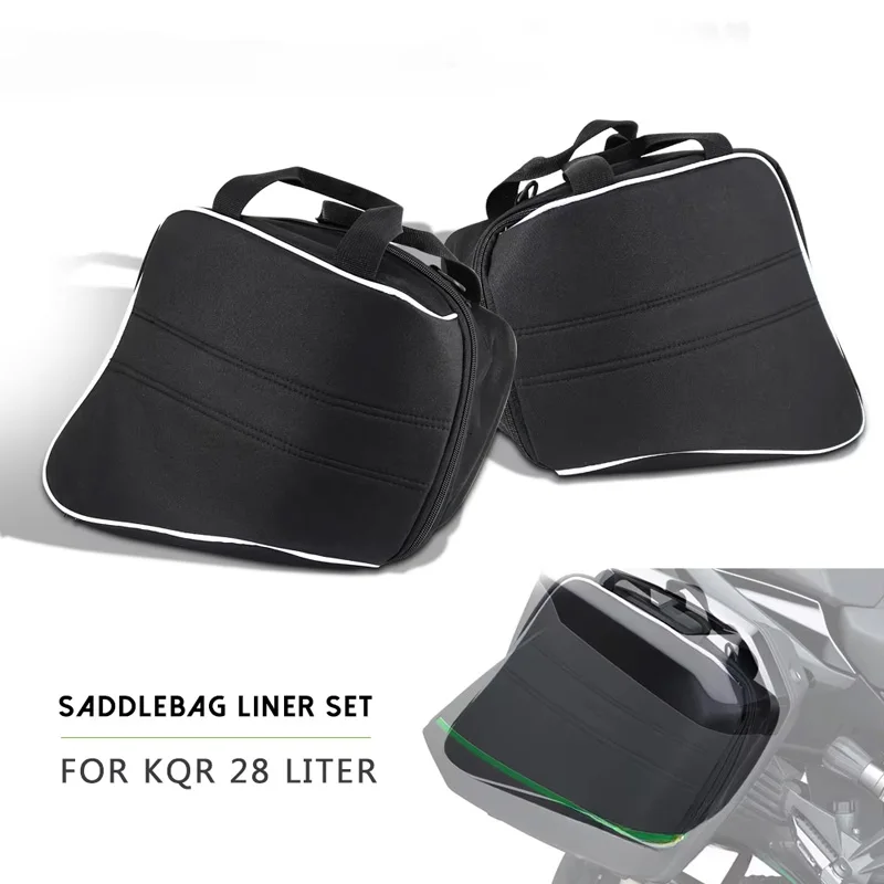 For KAWASAKI Ninja 1000 H2 / Versys 650 1000 Motorcycle Luggage Bags Expandable Inner Bags Black Trunk Inner Bag