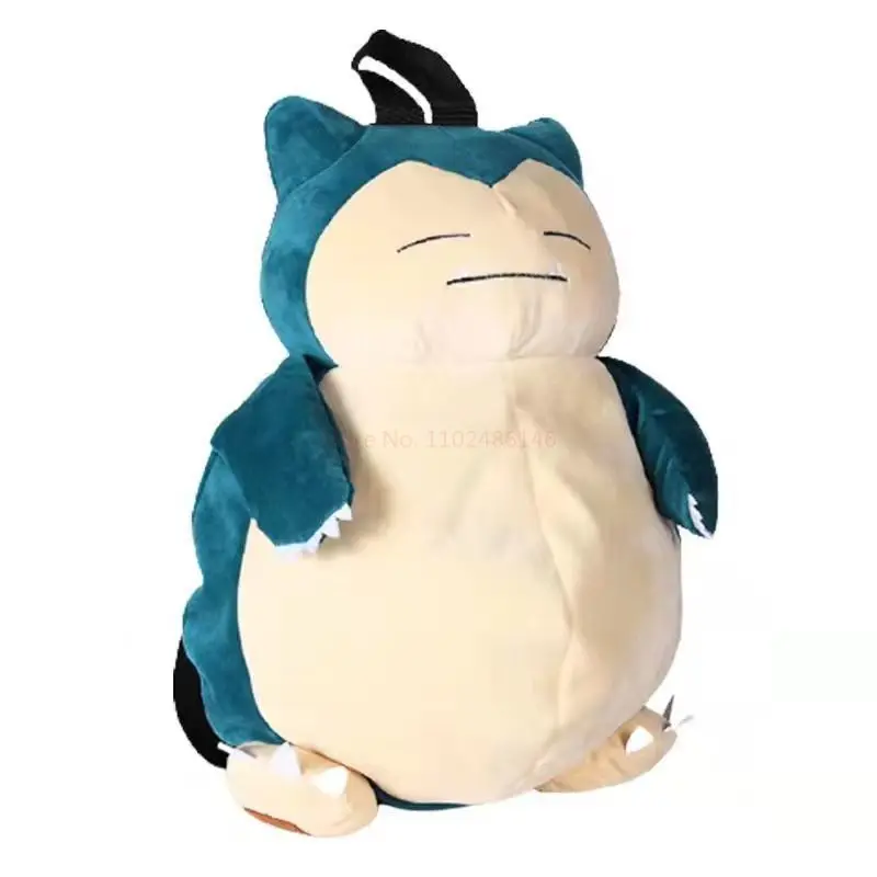 Gorący plecak Pokemon Snorlax Kawayi pluszowa torba plecak para plecak rekwizyty do Cosplay dla dziewczynki chłopiec dziecko prezent urodzinowy dla dzieci