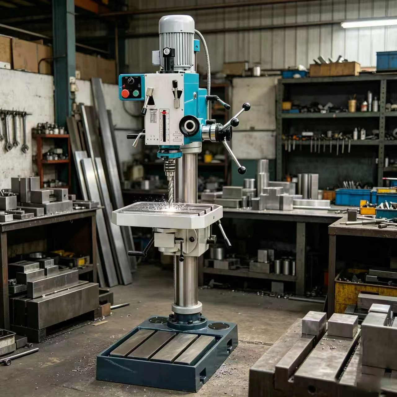 Z5040 40mm Round Column Vertical Drill Press Machine Taladradora Industrial Drilling Tapping Machine