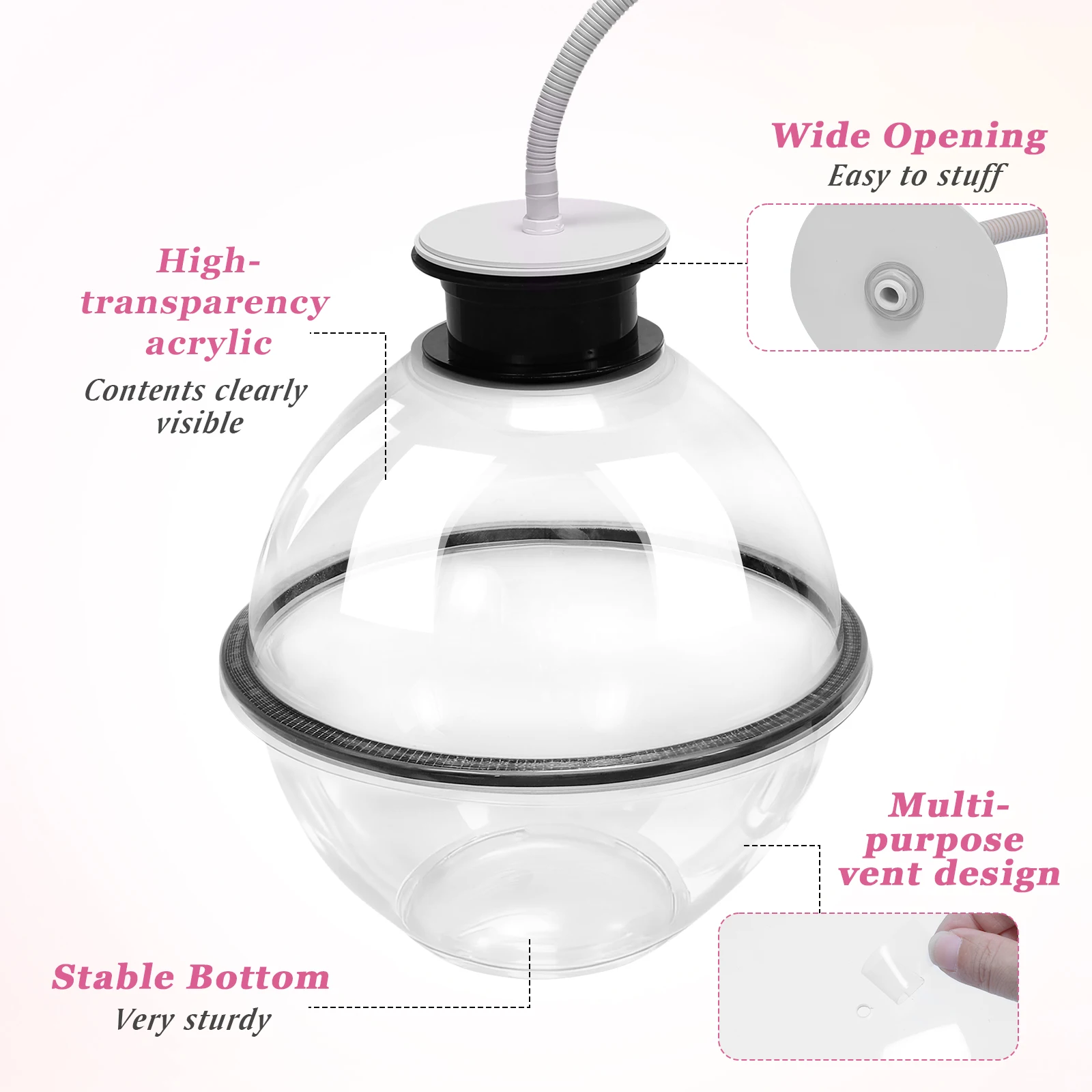 Confezionatrice regalo con pompa ad aria espansore Kit di riempimento palloncini Espansore palloncino per regali Decorazione Festa di nozze Natale