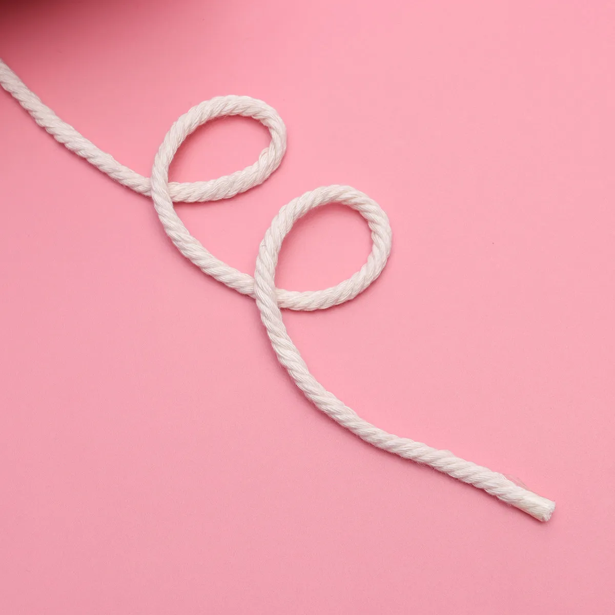 

100 м натурального хлопкового шнура 5 мм, мягкий крученый шнур для поделок, настенных украшений, макраме, сумок, штор, плетеных декораций