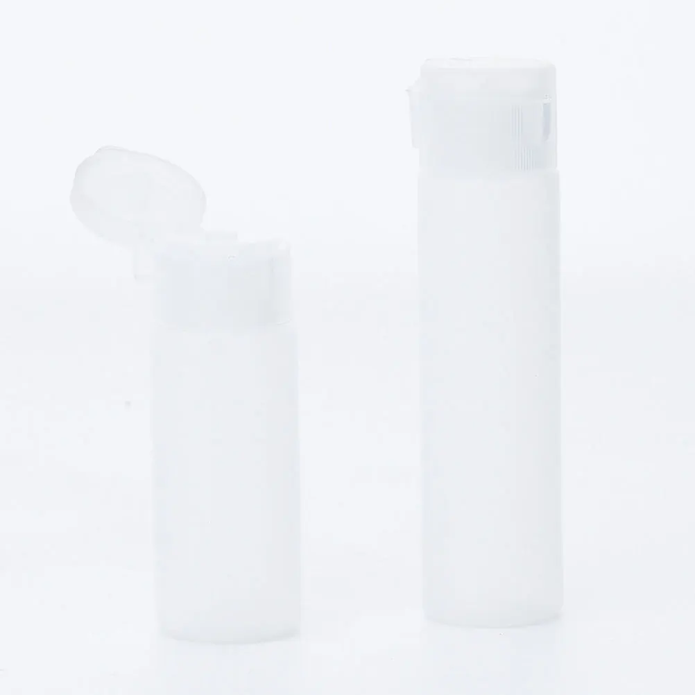 

10pcs Flip Cap Empty Bottles Reusable Lotion Dispensers Leak Proof Travel Liquid Holders For Shampoo Body Cream Face Cleanser