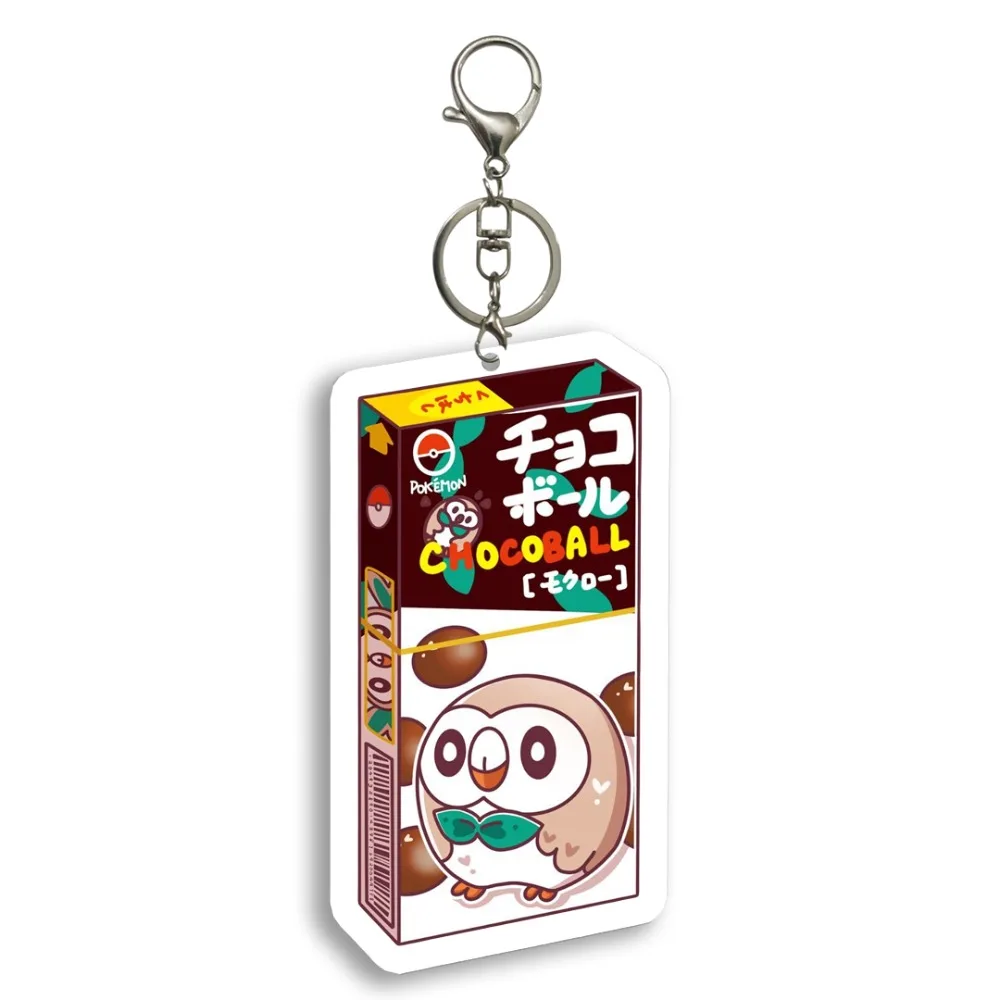 DIY ポケモンイーブイゲンガーミミッキュ Rowlet Wobbuffet 飲料ボトルアクリルキーホルダーアニメ周辺機器ホリデーギフト