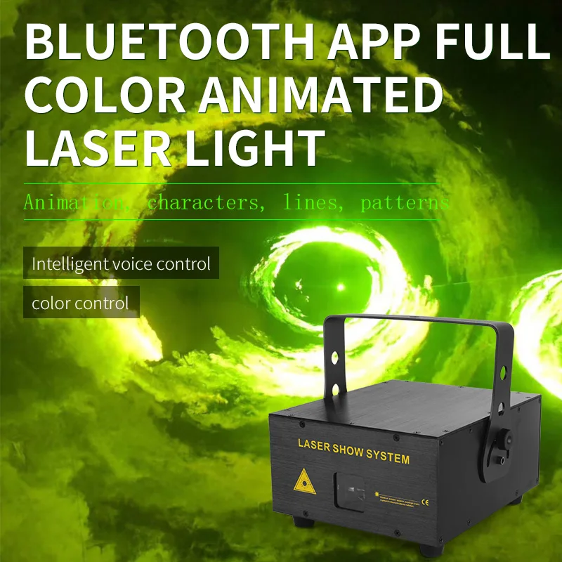 

APP Control ILDA 3D Animation Laser Light 2W 3W 4W RGB сценический сканер эффект проектора DJ Party Свадебные лазерные огни для бара KTV