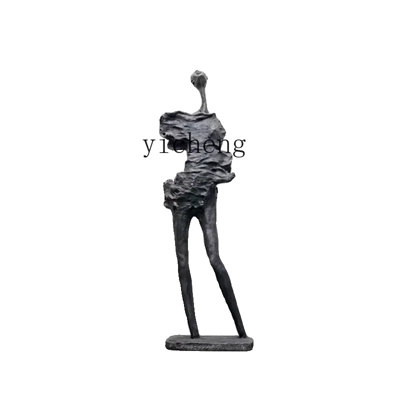 

ZC Abstract Figure Sculpture Ornament Sales Office Hotel Large Fiberglass Floor Installation