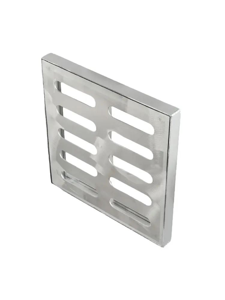 Rainwater Drainage Cover with Double Row Holes Constructed from Stainless Steel for Long Lasting Performance in Wet Environments