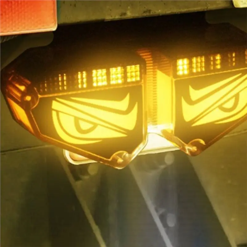 LED Truck Side Marking Warning Light Eye Dynamic Flowing LED Taillight Super Bright Motorcycle Signal Light