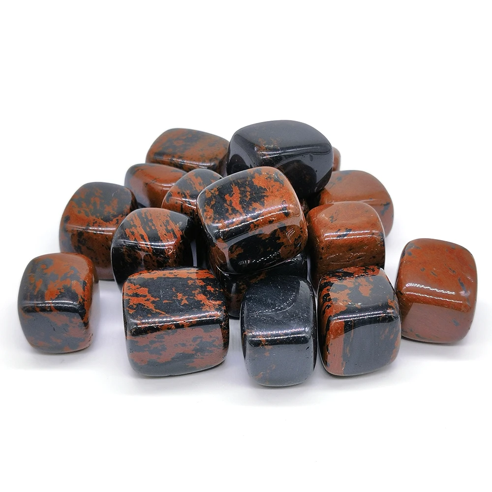 Red Mahogany Obsidian Natural Tumbled Stone Healing Crystal Bulk Quartz Mineral Specimen Tank Aquarium Home Decor Wholesale