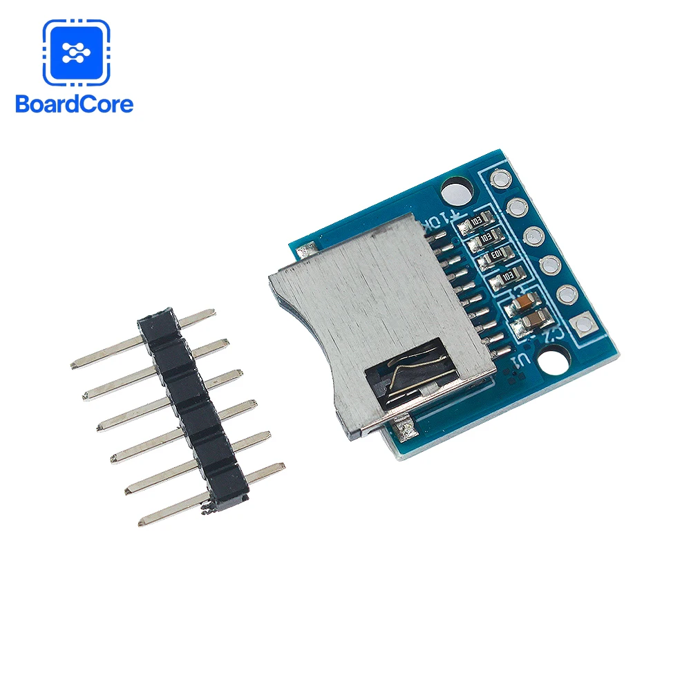 1-10pcs Micro SD Card Module TF Card Reader Data Storage Shield 3.3V Regulator Level Conversion with Pins for Arduino