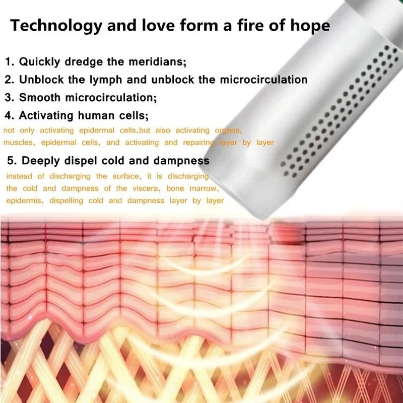 Terahertz Wave Cell Light Magnetic Healthy Device cura del corpo dispositivo antidolorifico massaggio elettrico rilassamento riscaldamento