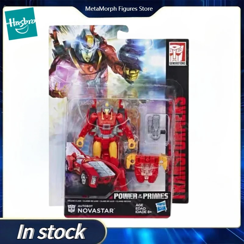 Originale Hasbro Transformers Power of The Primes E1135 AUTOBOT NOVASTAR Deluxe Class Anime Figure Action Toy Model